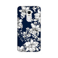 White flowers Blue Background Case for Lenovo Vibe X3