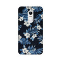 White flowers Blue Background2 Case for Lenovo Vibe X3
