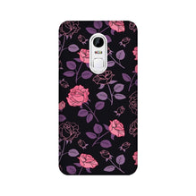 Rose Black Background Mobile Back Case for Lenovo Vibe X3 (Design - 27)