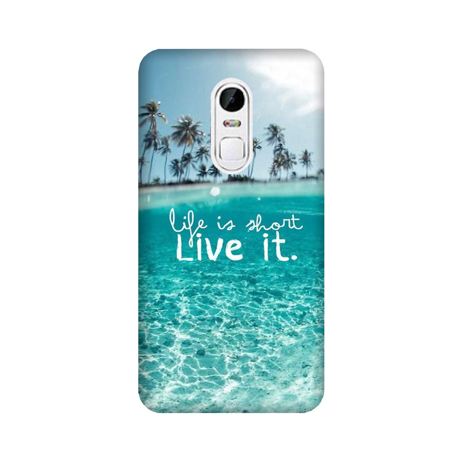 Life is short live it Case for Lenovo Vibe X3