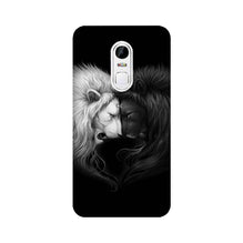 Dark White Lion Mobile Back Case for Lenovo Vibe X3  (Design - 140)