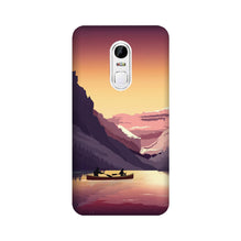 Mountains Boat Mobile Back Case for Lenovo Vibe X3 (Design - 181)