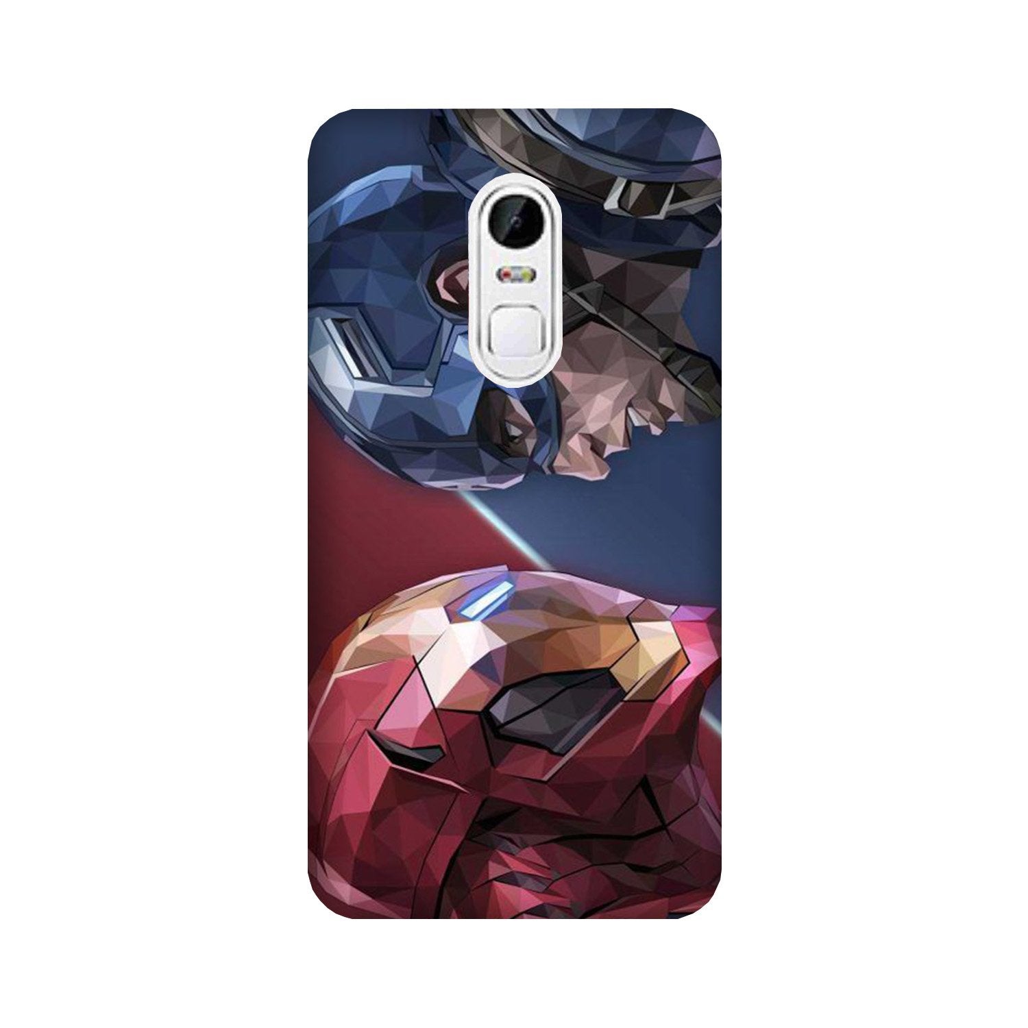 Ironman Captain America Case for Lenovo Vibe X3 (Design No. 245)
