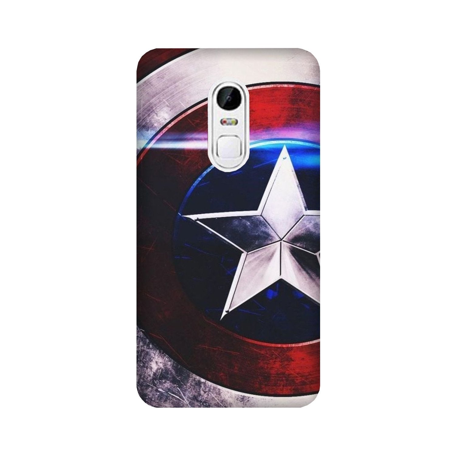 Captain America Shield Case for Lenovo Vibe X3 (Design No. 250)