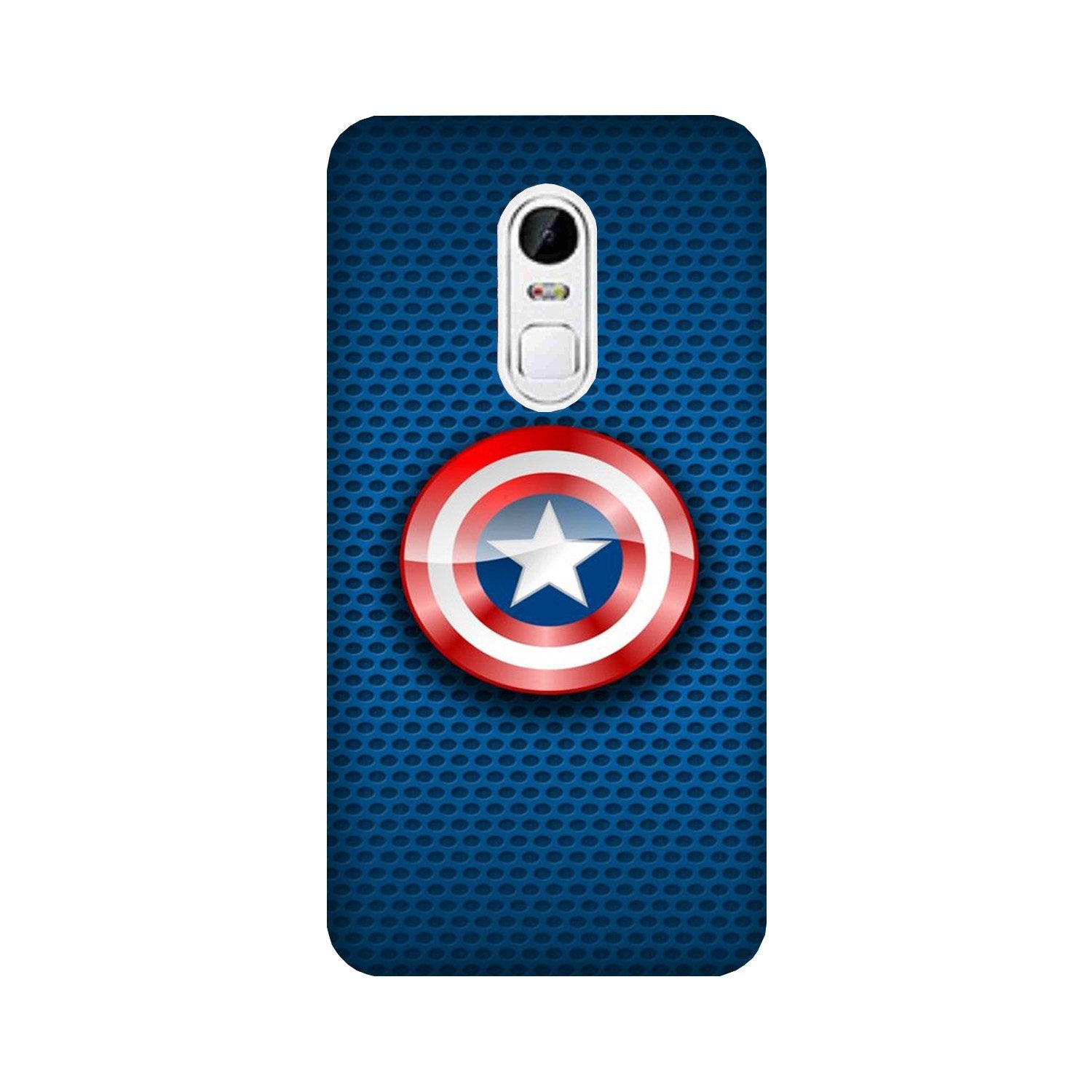 Captain America Shield Case for Lenovo Vibe X3 (Design No. 253)
