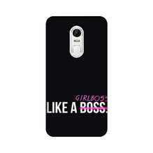 Like a Girl Boss Mobile Back Case for Lenovo Vibe X3 (Design - 265)