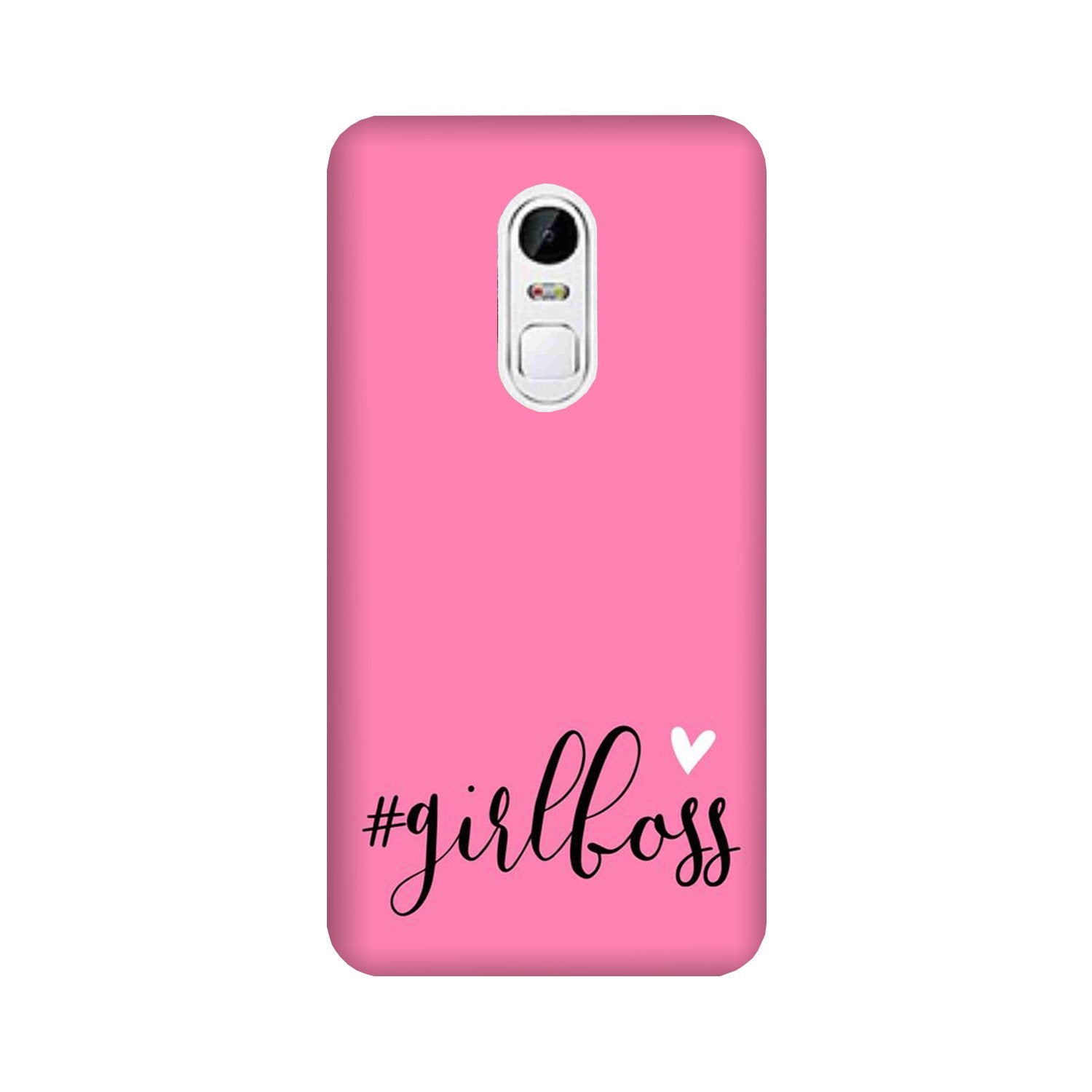 Girl Boss Pink Case for Lenovo Vibe X3 (Design No. 269)
