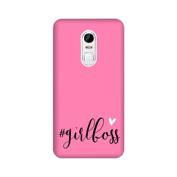 Girl Boss Pink Case for Lenovo Vibe X3 (Design No. 269)