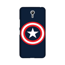 Captain America Mobile Back Case for Lenovo Zuk Z1 (Design - 42)