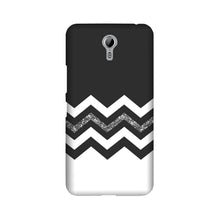 Black white Pattern2Mobile Back Case for Lenovo Zuk Z1 (Design - 83)