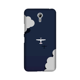 Clouds Plane Case for Lenovo Zuk Z1 (Design - 196)