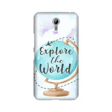 Explore the World Mobile Back Case for Lenovo Zuk Z1 (Design - 207)