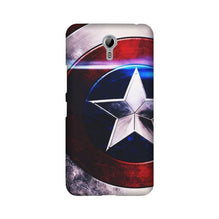 Captain America Shield Mobile Back Case for Lenovo Zuk Z1 (Design - 250)