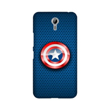 Captain America Shield Mobile Back Case for Lenovo Zuk Z1 (Design - 253)