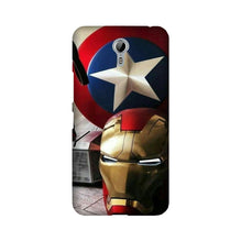 Ironman Captain America Mobile Back Case for Lenovo Zuk Z1 (Design - 254)
