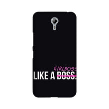 Like a Girl Boss Mobile Back Case for Lenovo Zuk Z1 (Design - 265)