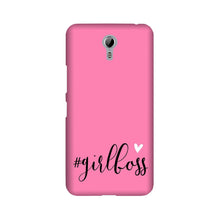 Girl Boss Pink Mobile Back Case for Lenovo Zuk Z1 (Design - 269)