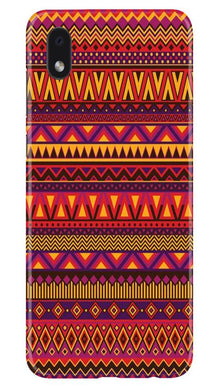 Zigzag line pattern2 Mobile Back Case for Samsung Galaxy M01 Core (Design - 10)