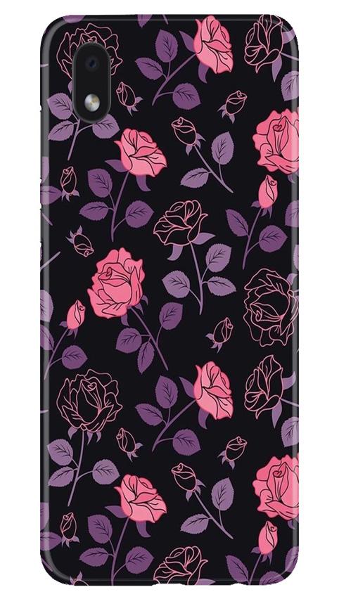 Rose Black Background Case for Samsung Galaxy M01 Core