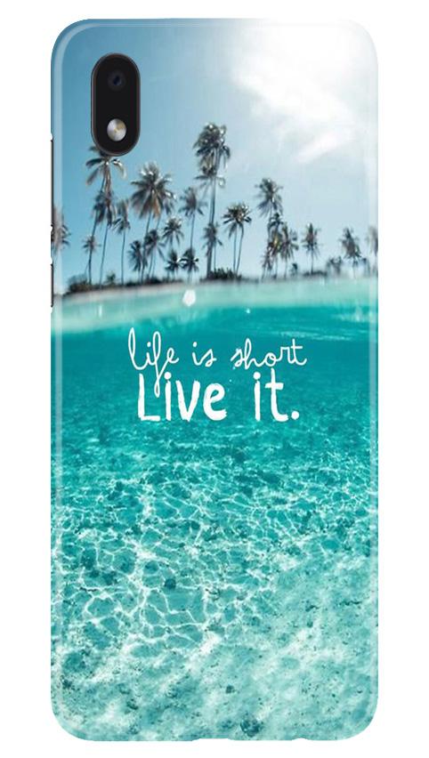 Life is short live it Case for Samsung Galaxy M01 Core