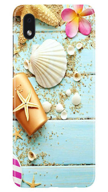 Sea Shells Mobile Back Case for Samsung Galaxy M01 Core (Design - 63)