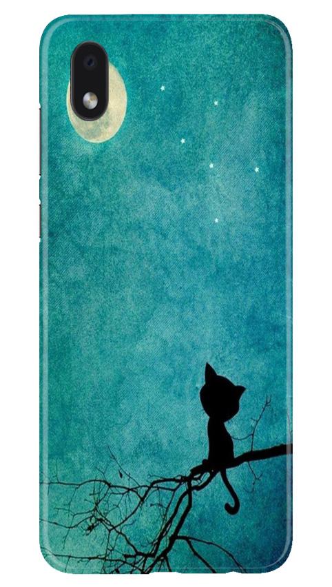 Moon cat Case for Samsung Galaxy M01 Core