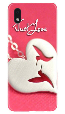 Just love Mobile Back Case for Samsung Galaxy M01 Core (Design - 88)