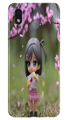 Cute Girl Mobile Back Case for Samsung Galaxy M01 Core (Design - 92)
