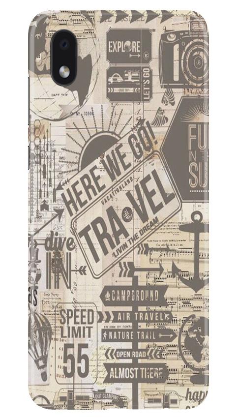 Travel Case for Samsung Galaxy M01 Core  (Design - 104)