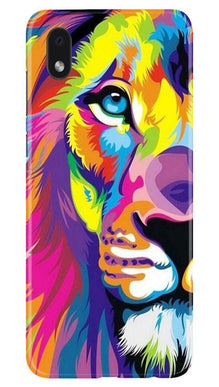Colorful Lion Mobile Back Case for Samsung Galaxy M01 Core  (Design - 110)