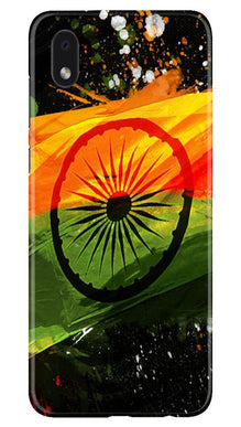 Indian Flag Mobile Back Case for Samsung Galaxy M01 Core  (Design - 137)