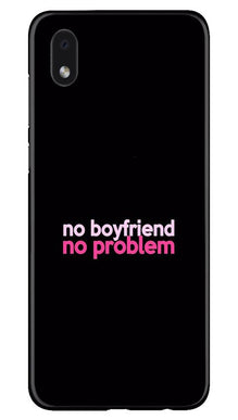 No Boyfriend No problem Mobile Back Case for Samsung Galaxy M01 Core  (Design - 138)