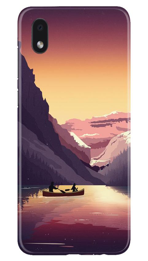 Mountains Boat Case for Samsung Galaxy M01 Core (Design - 181)