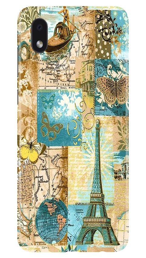 Travel Eiffel Tower Case for Samsung Galaxy M01 Core (Design No. 206)