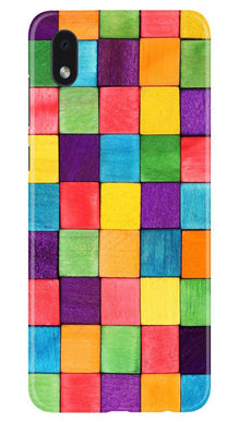Colorful Square Mobile Back Case for Samsung Galaxy M01 Core (Design - 218)
