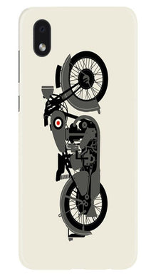 MotorCycle Mobile Back Case for Samsung Galaxy M01 Core (Design - 259)