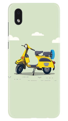 Vintage Scooter Mobile Back Case for Samsung Galaxy M01 Core (Design - 260)
