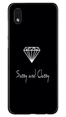 Sassy and Classy Mobile Back Case for Samsung Galaxy M01 Core (Design - 264)