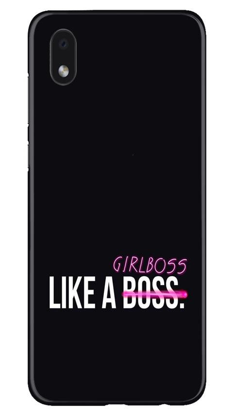 Like a Girl Boss Case for Samsung Galaxy M01 Core (Design No. 265)