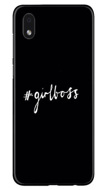 #GirlBoss Mobile Back Case for Samsung Galaxy M01 Core (Design - 266)