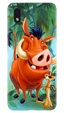 Timon and Pumbaa Mobile Back Case for Samsung Galaxy M01 Core (Design - 305)