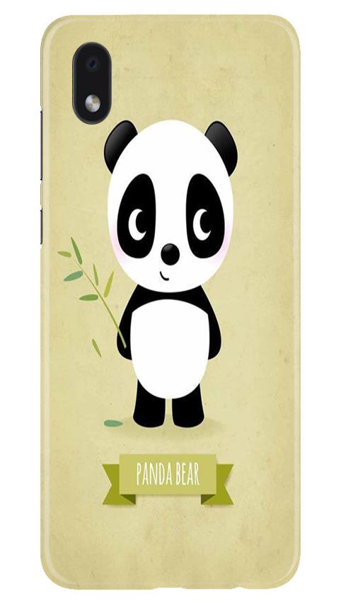 Panda Bear Mobile Back Case for Samsung Galaxy M01 Core (Design - 317)