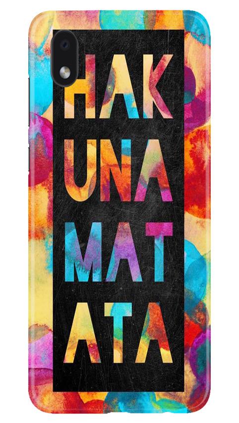 Hakuna Matata Mobile Back Case for Samsung Galaxy M01 Core (Design - 323)