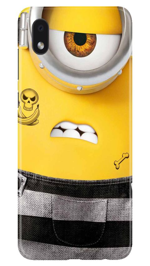 Minion Mobile Back Case for Samsung Galaxy M01 Core (Design - 324)