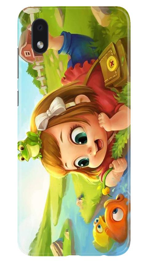 Baby Girl Mobile Back Case for Samsung Galaxy M01 Core (Design - 339)