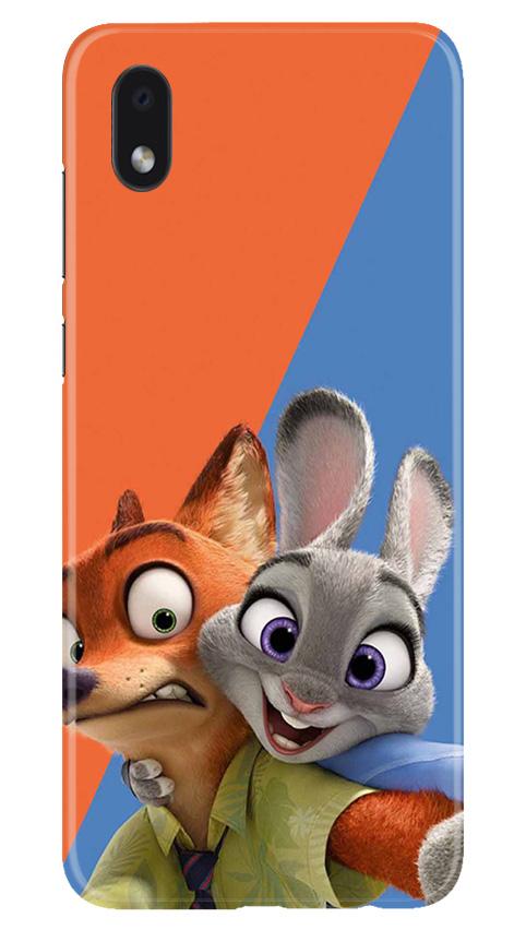 Cartoon Mobile Back Case for Samsung Galaxy M01 Core (Design - 346)