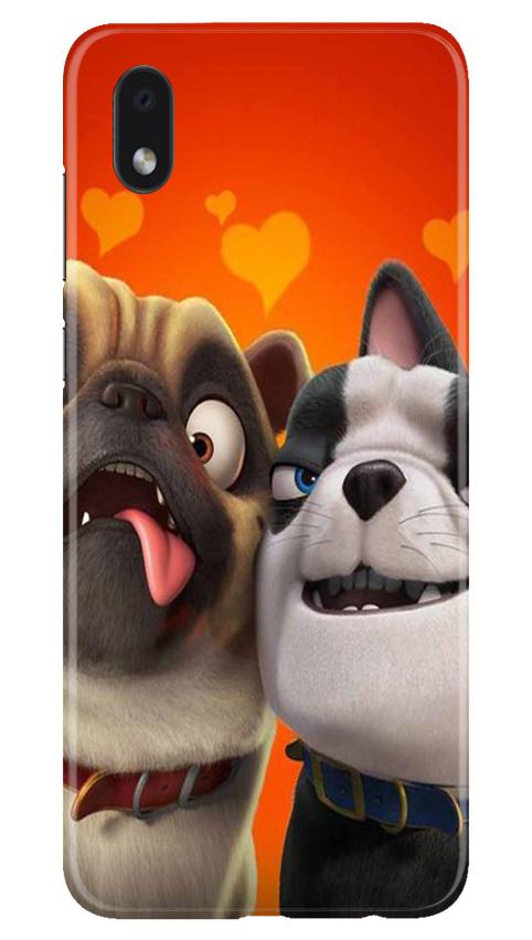 Dog Puppy Mobile Back Case for Samsung Galaxy M01 Core (Design - 350)