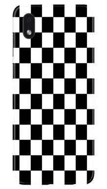 Black White Boxes Mobile Back Case for Samsung Galaxy M01 Core (Design - 372)