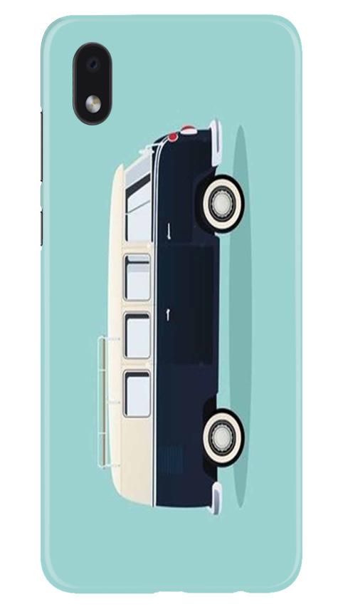 Travel Bus Mobile Back Case for Samsung Galaxy M01 Core (Design - 379)