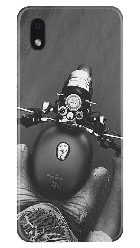 Royal Enfield Mobile Back Case for Samsung Galaxy M01 Core (Design - 382)